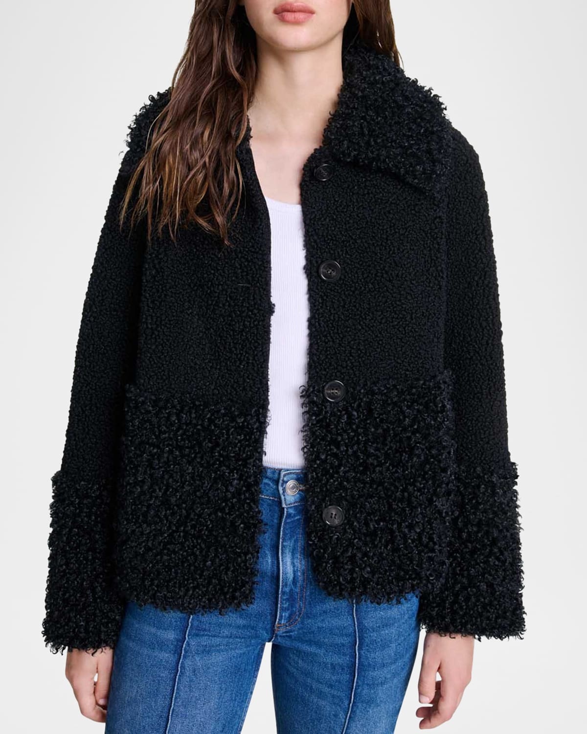 Gipette Curly Sherpa Jacket - 4