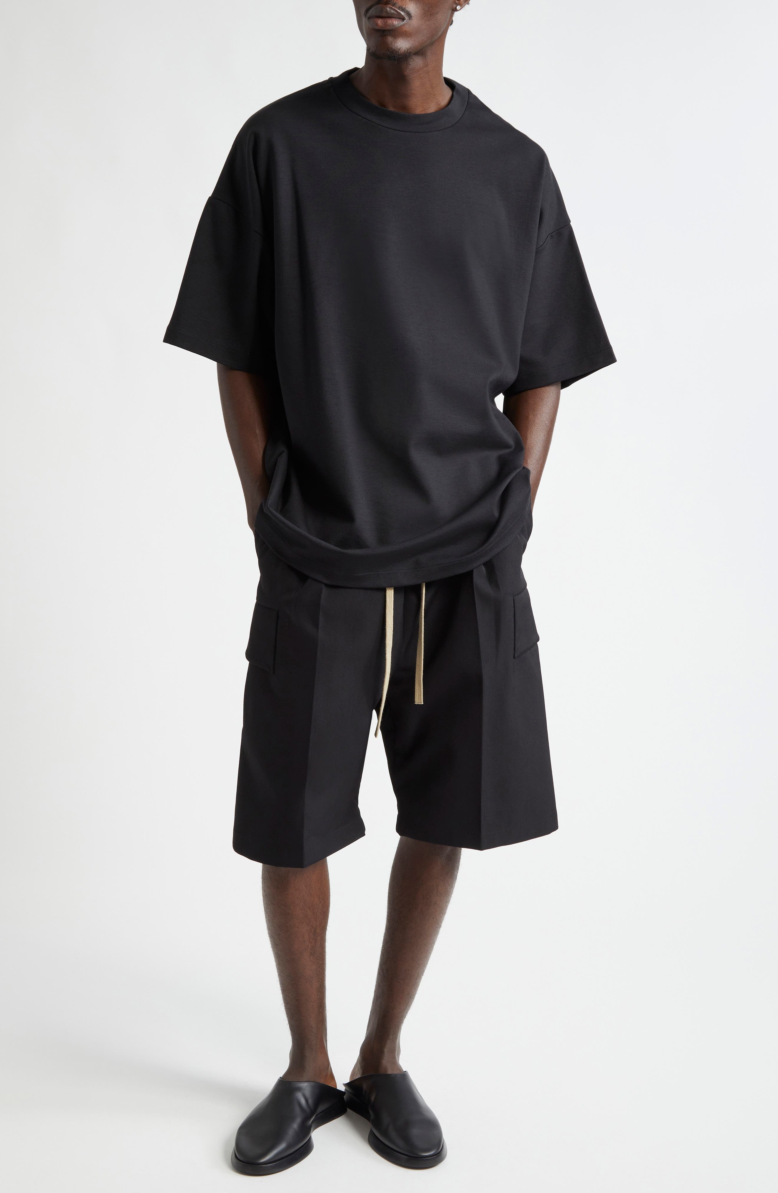 Fear of God Milano Jersey Crewneck T-Shirt in Black at Nordstrom - 7