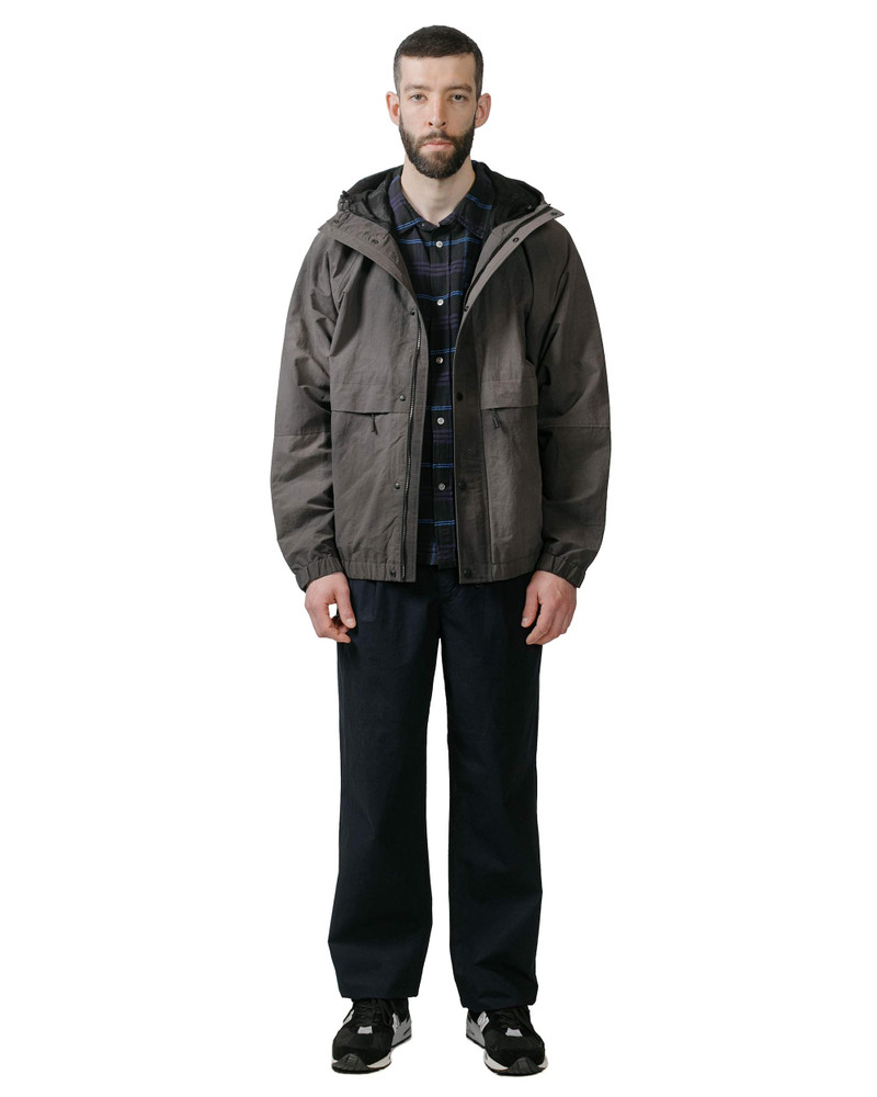 Ivan Relaxed Textured Check SS Shirt Dark Navy 4