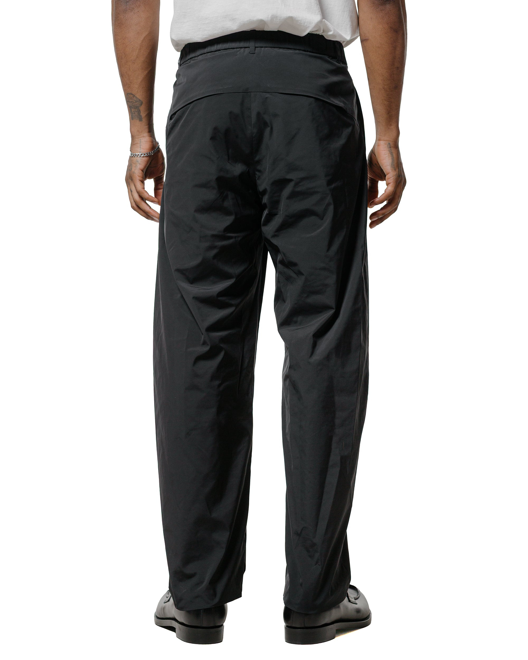 Taffeta Curved Leg Pants Black - 3