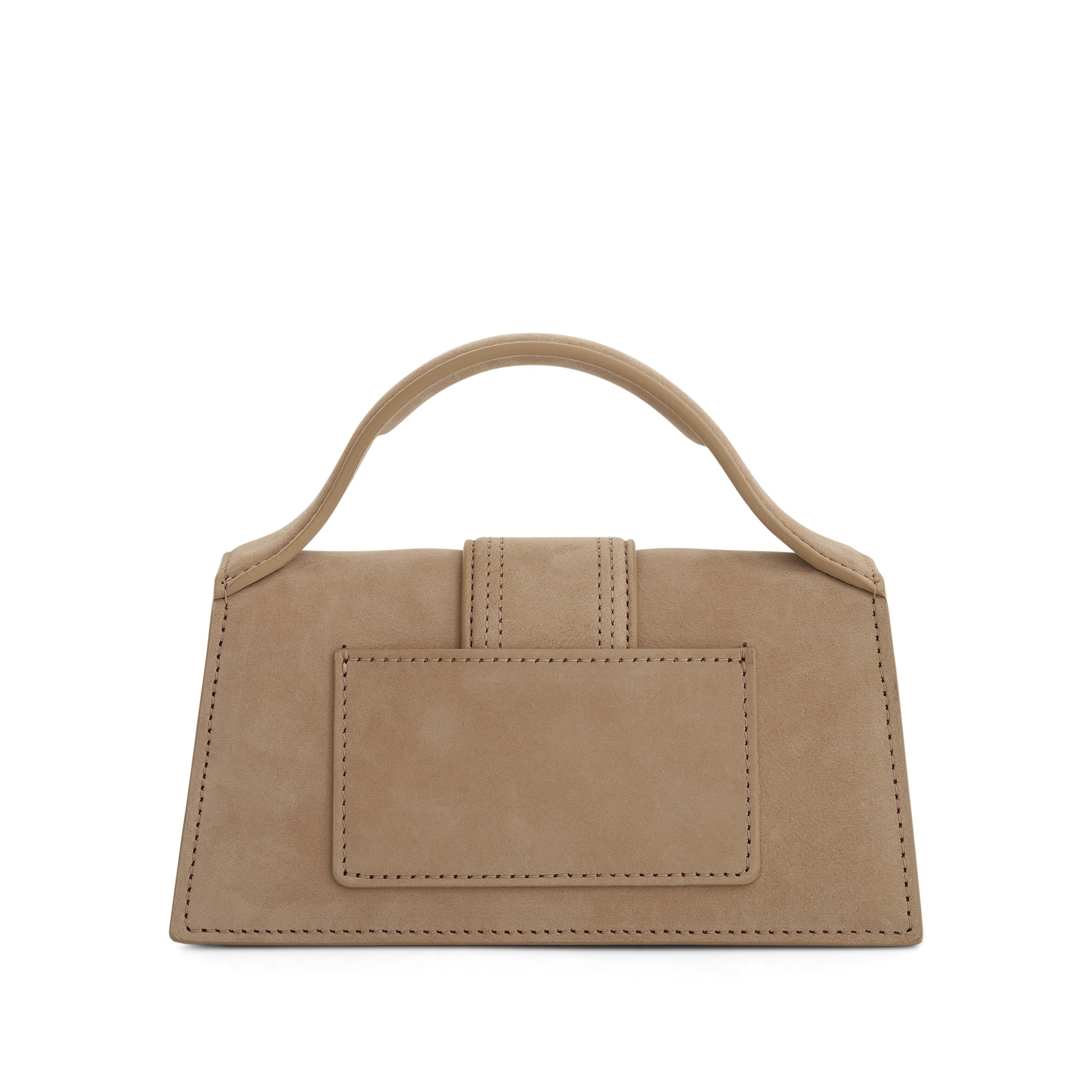 Le Bambino Mini Leather Bag in Dark Beige - 3