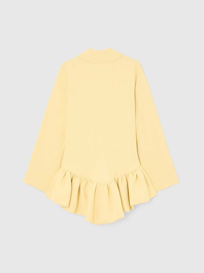 PEPLUM POLO YELLOW DRESS 5