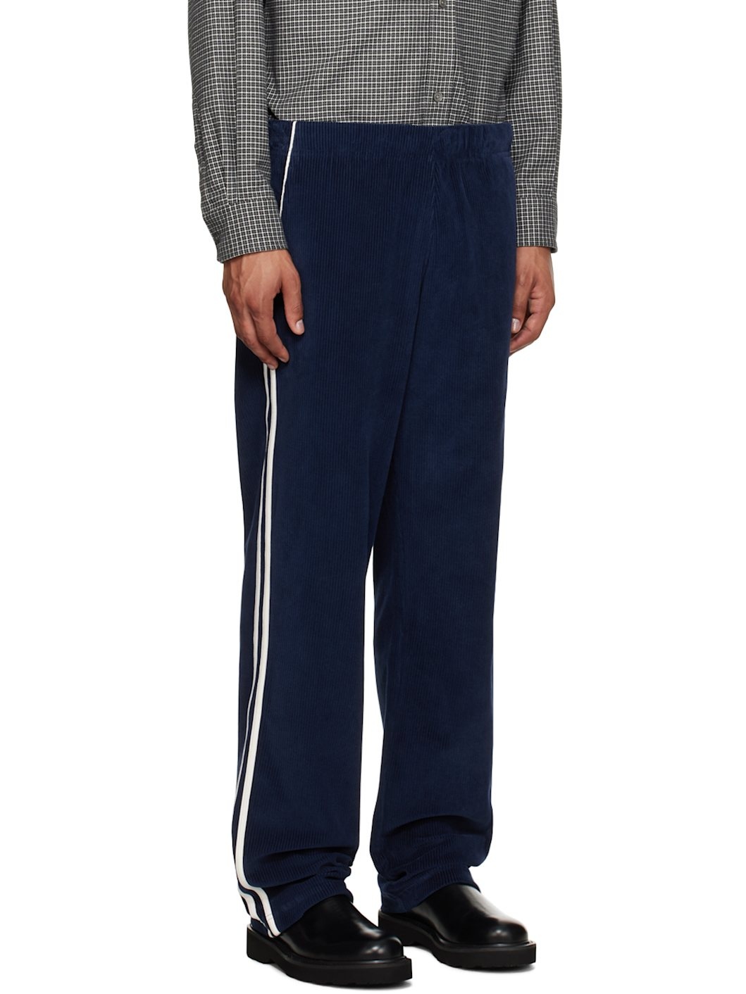 Navy Kenzo Paris Striped Sweatpants - 2