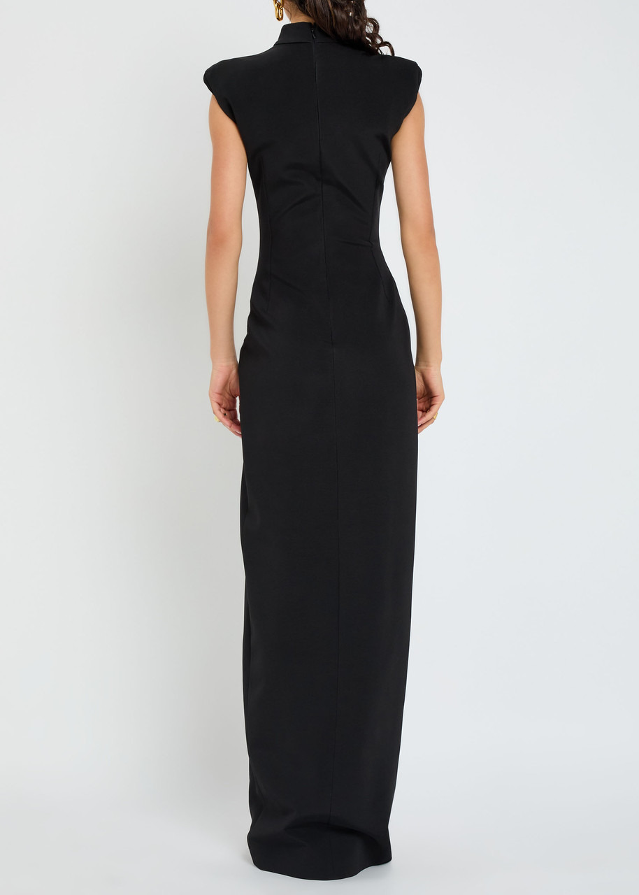 Balmain Zip-embellished Woven Maxi Dress - 3