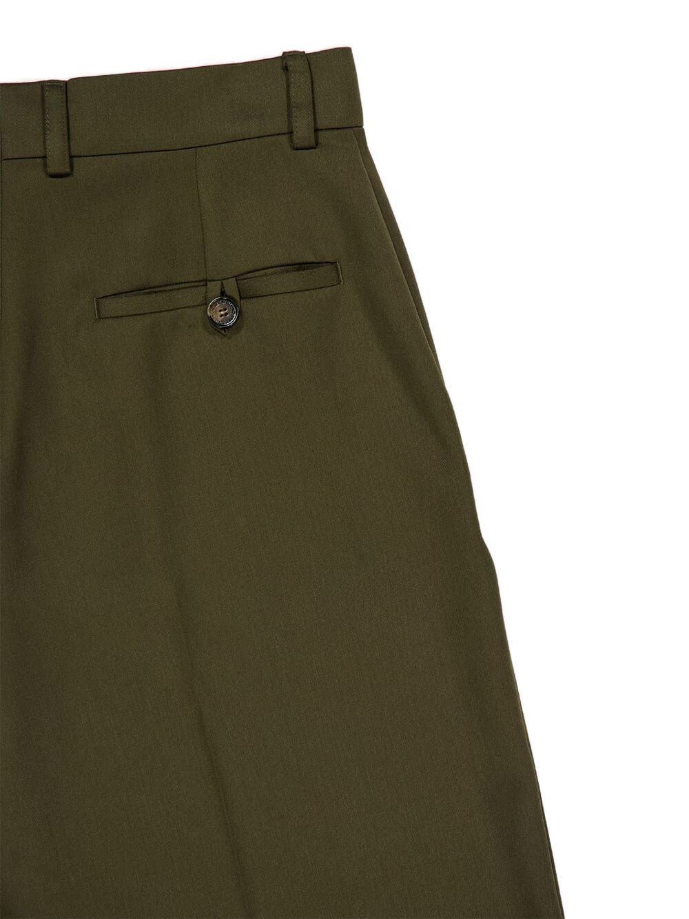 pleated wool trousers - 4