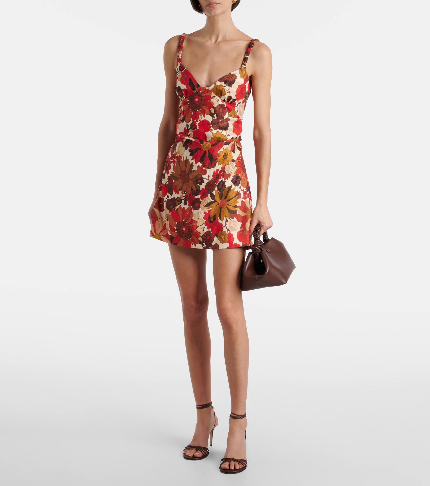 Primrose floral linen minidress - 2