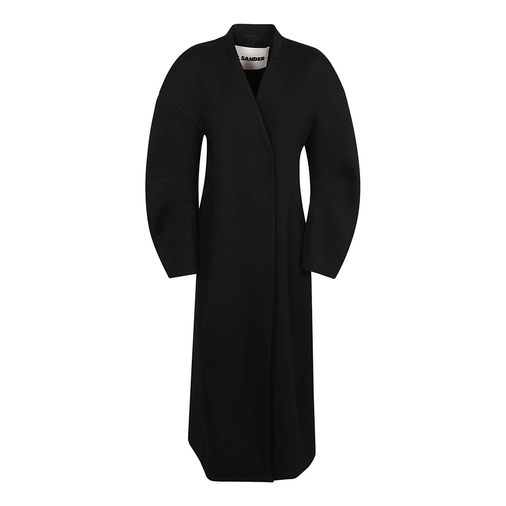 Jil Sander BLACK WOOL CAPE FOR WOMEN | miinto | REVERSIBLE