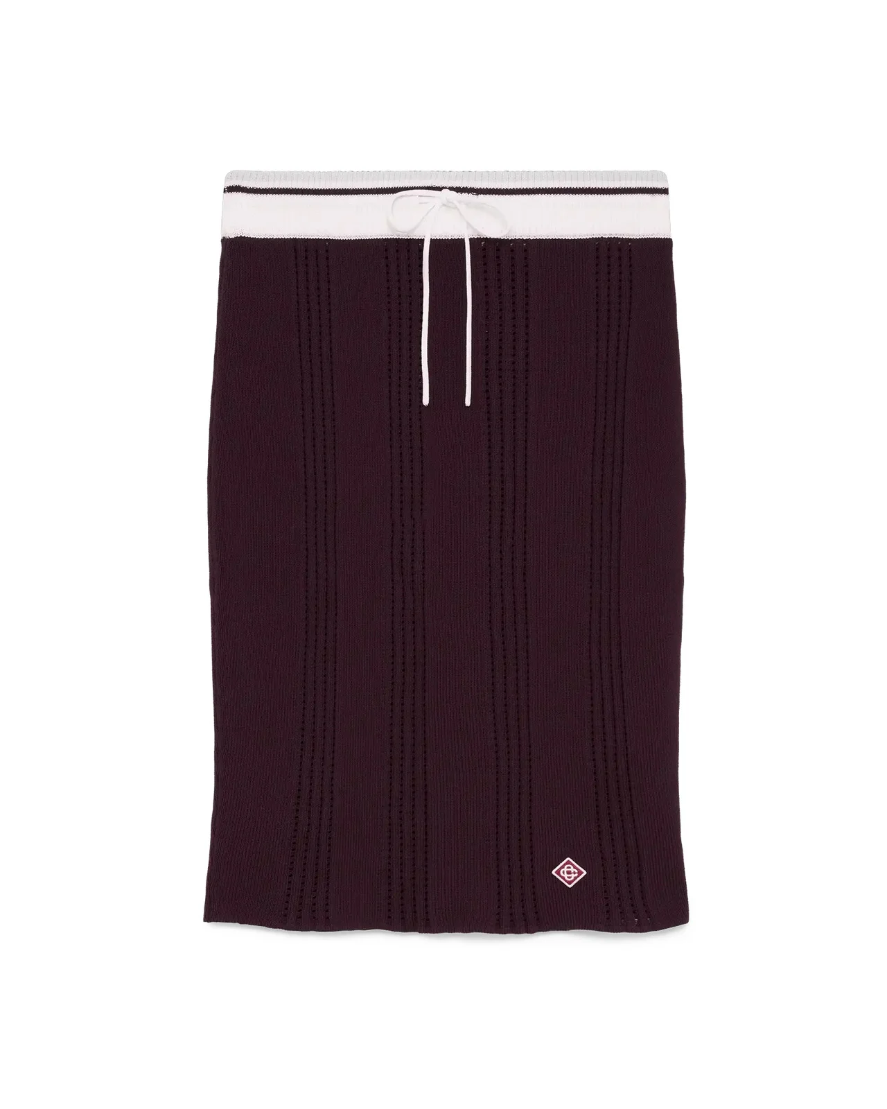 Cotton Knit Midi Skirt | Casablanca Paris - 1