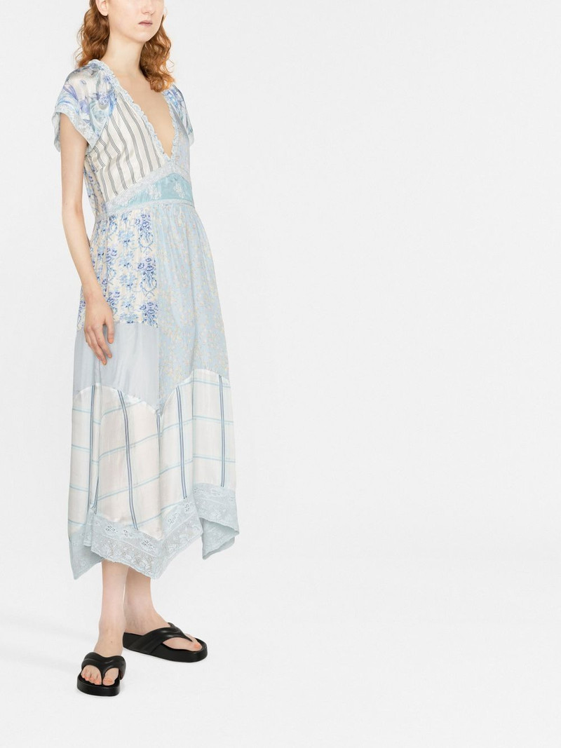 LoveShackFancy patchwork midi dress outlook
