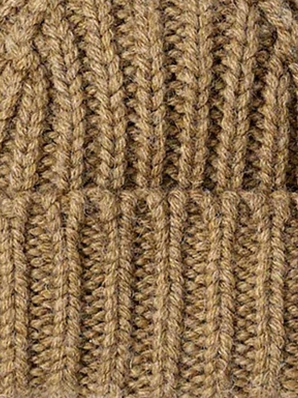 chunky-ribbed wool beanie hat - 2