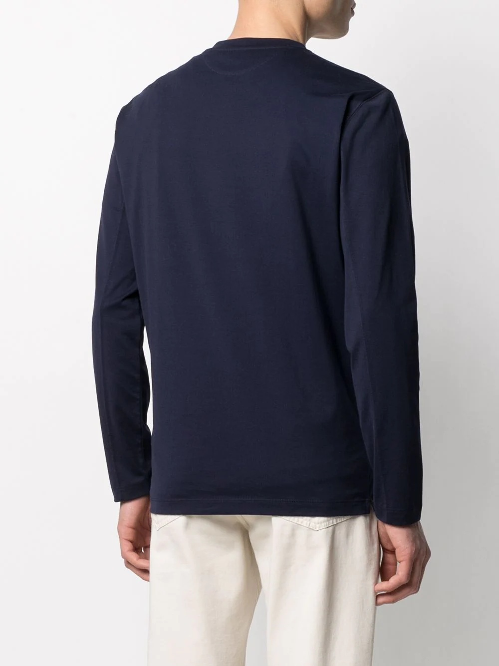 crew-neck cotton sweatshirt - 4