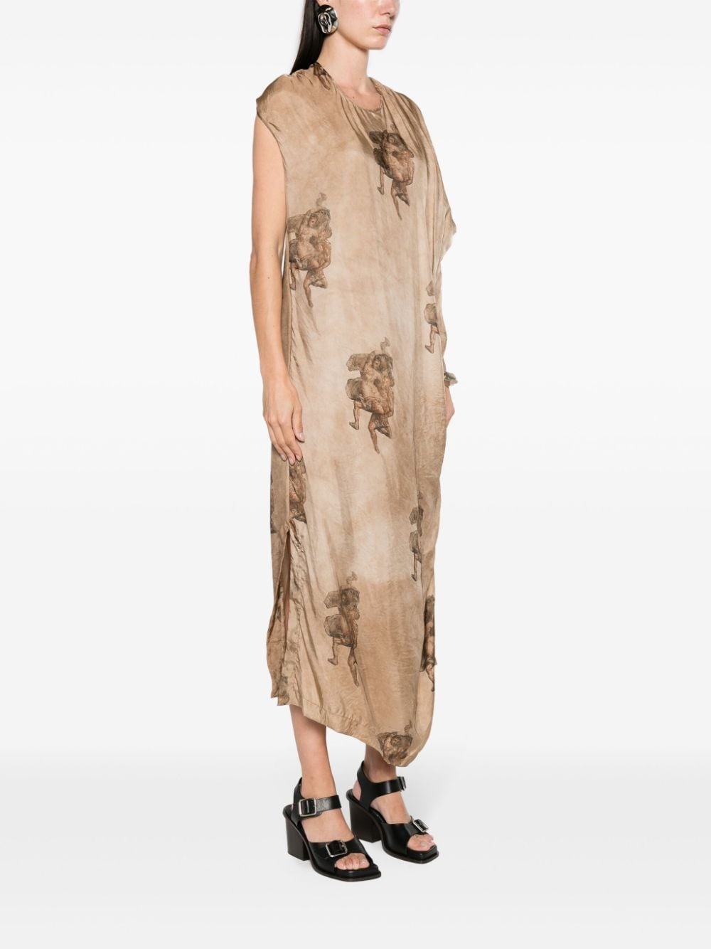 Arica satin maxi dress - 3