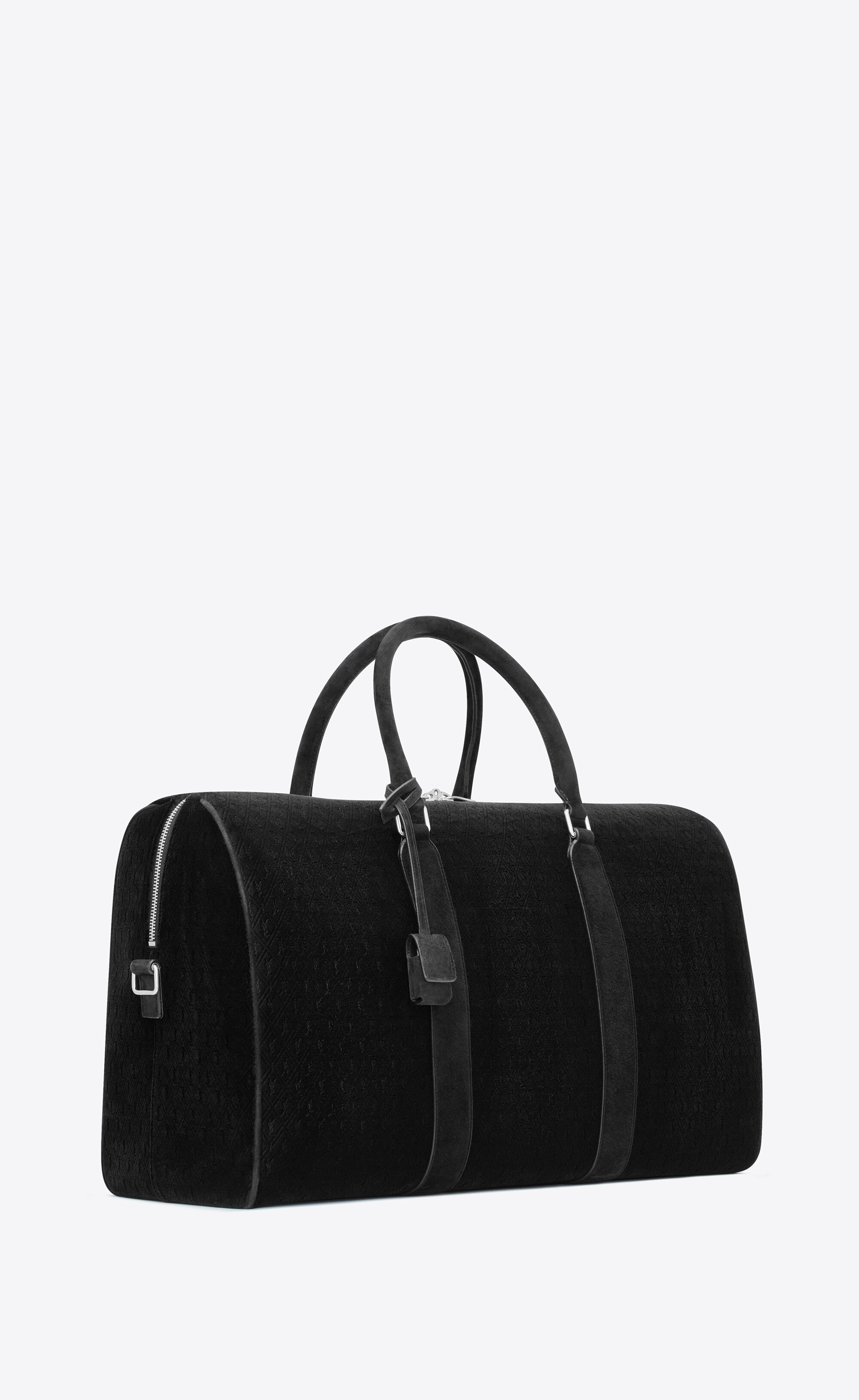 le monogramme 48h duffle in velvet and leather - 4