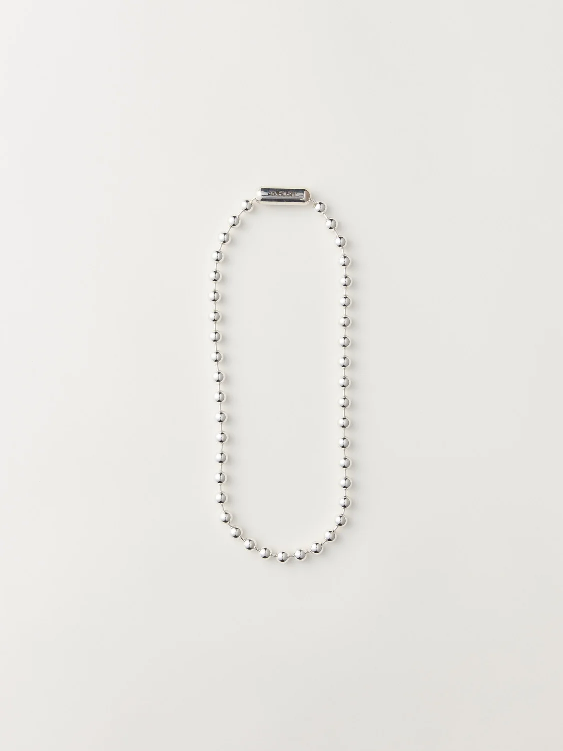 BALL CHAIN SHORT NECKLACE L - 1