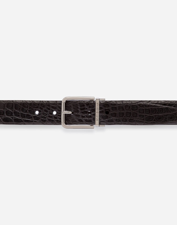 Crocodile nappa belt - 3