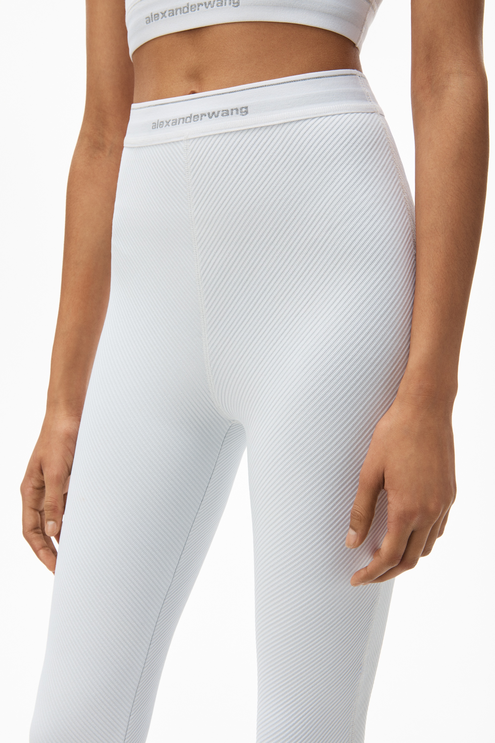 REFLECTIVE LOGO LEGGING IN STRETCH KNIT - 3