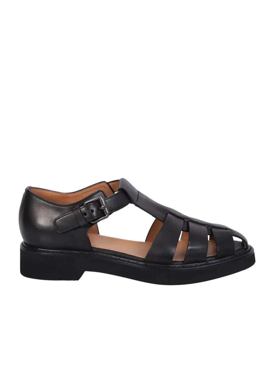 CHURCH'S HOVE - LEATHER SANDALS - 1