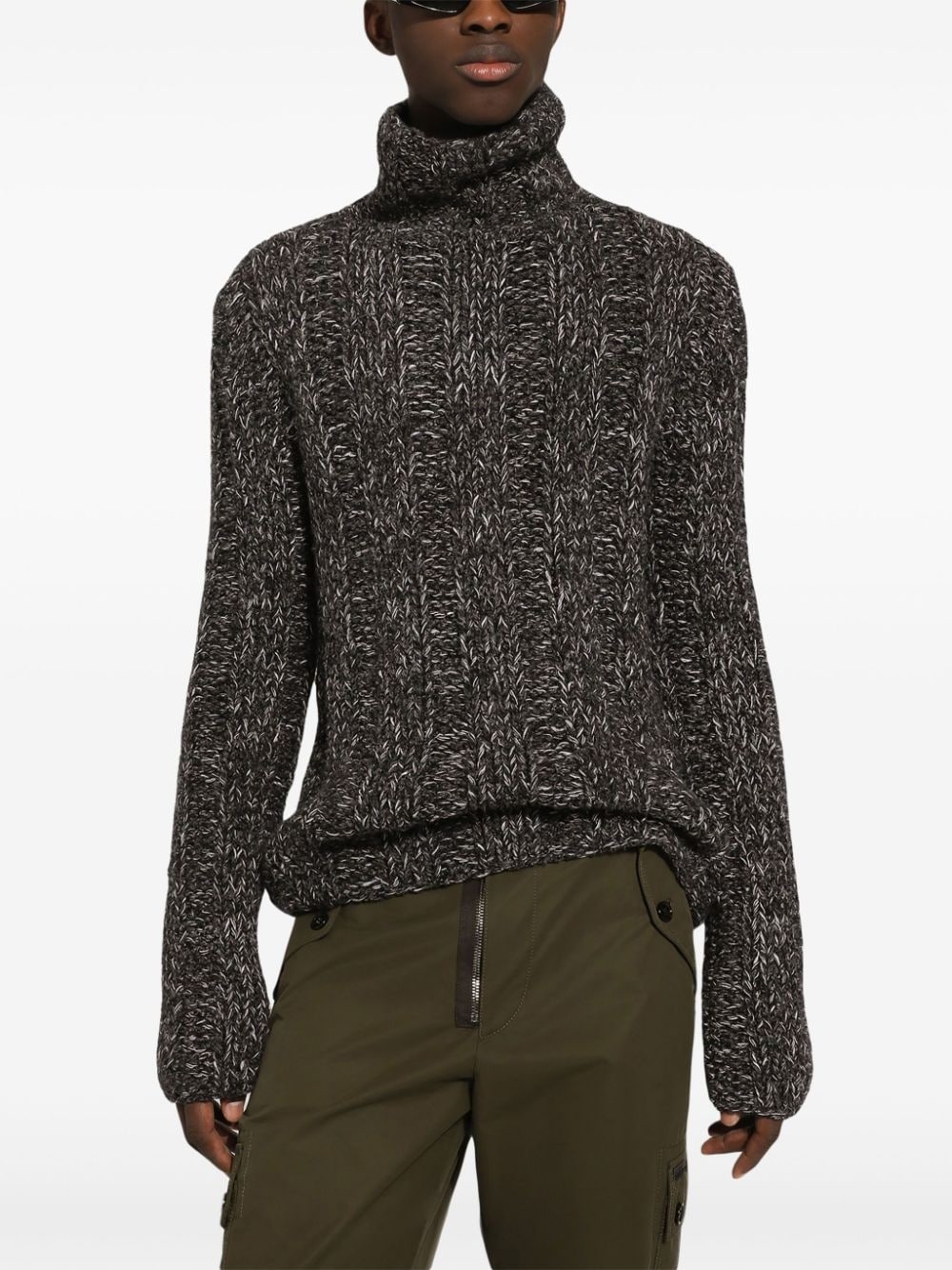 chunky-knit jumper - 4