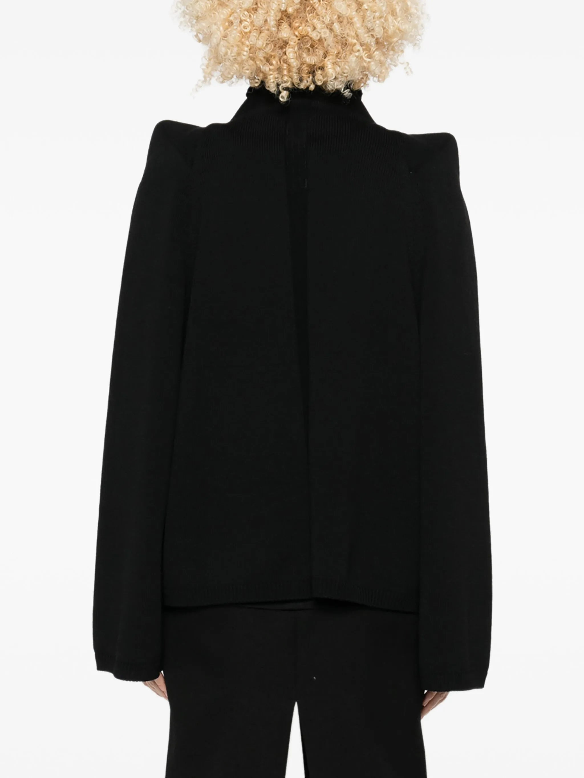 Rick Owens High-neck Wide-sleeve Sweater - 5