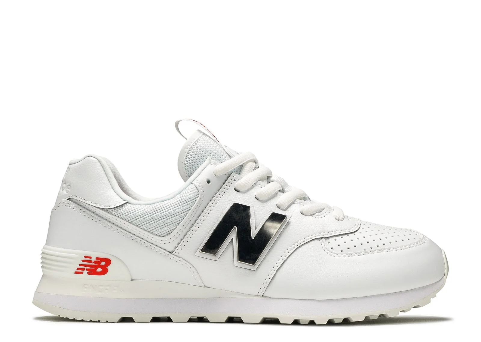 NEW BALANCE 574 'METALLIC - WHITE NEO FLAME' - 1