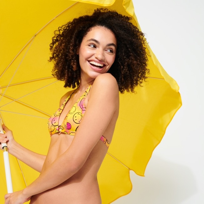 Women Halter Bikini Top Monsieur André - Vilebrequin x Smiley® - 4