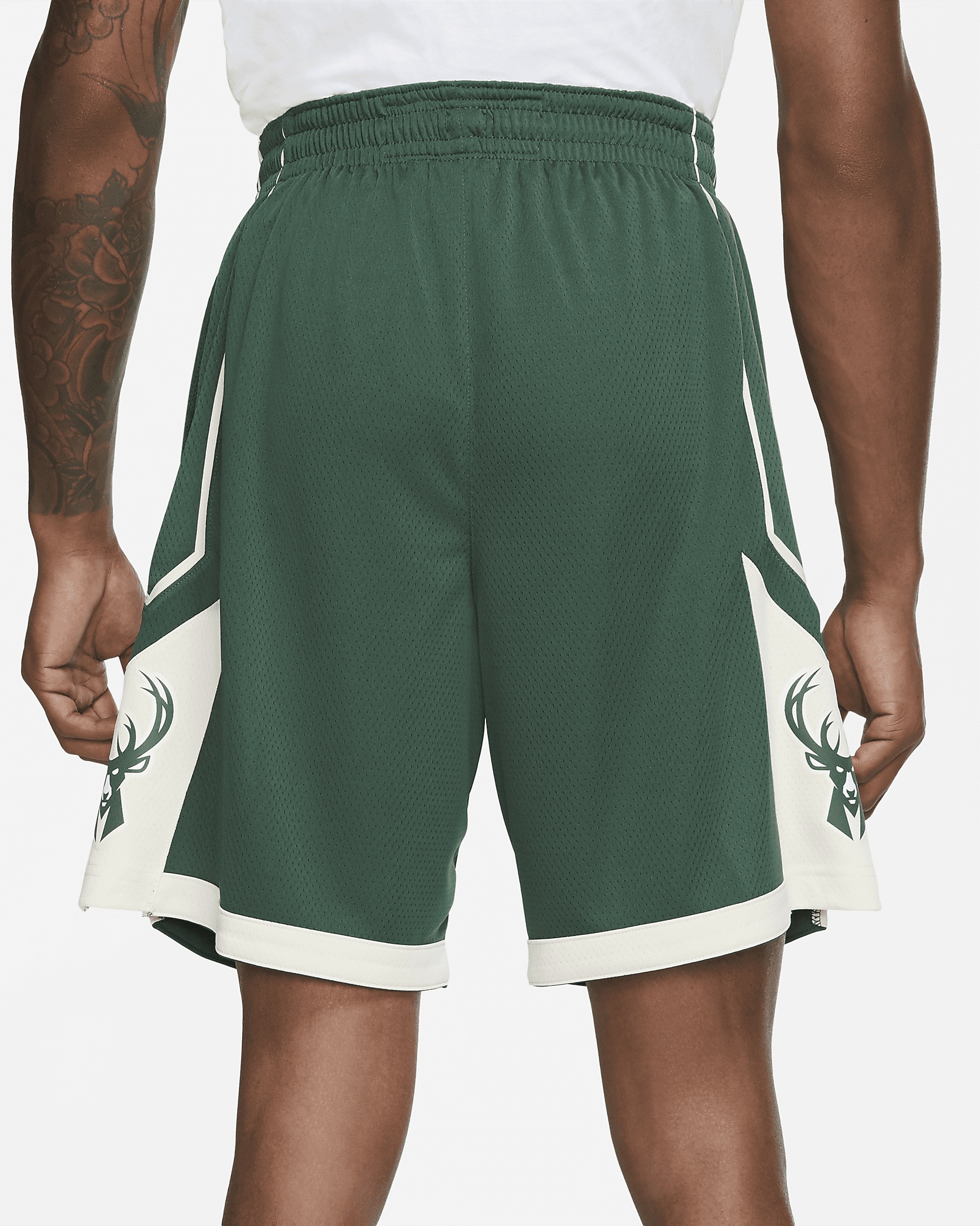Milwaukee Bucks Icon Edition Nike Men's NBA Swingman Shorts - 3