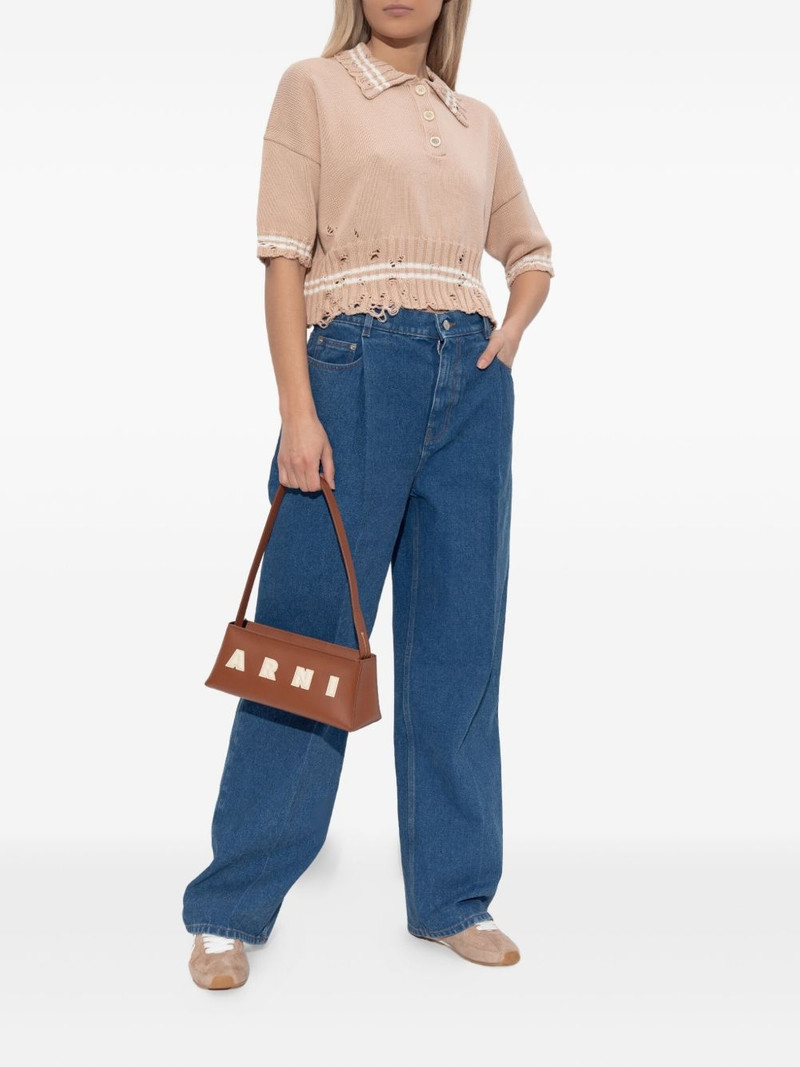 Marni knitted polo top outlook