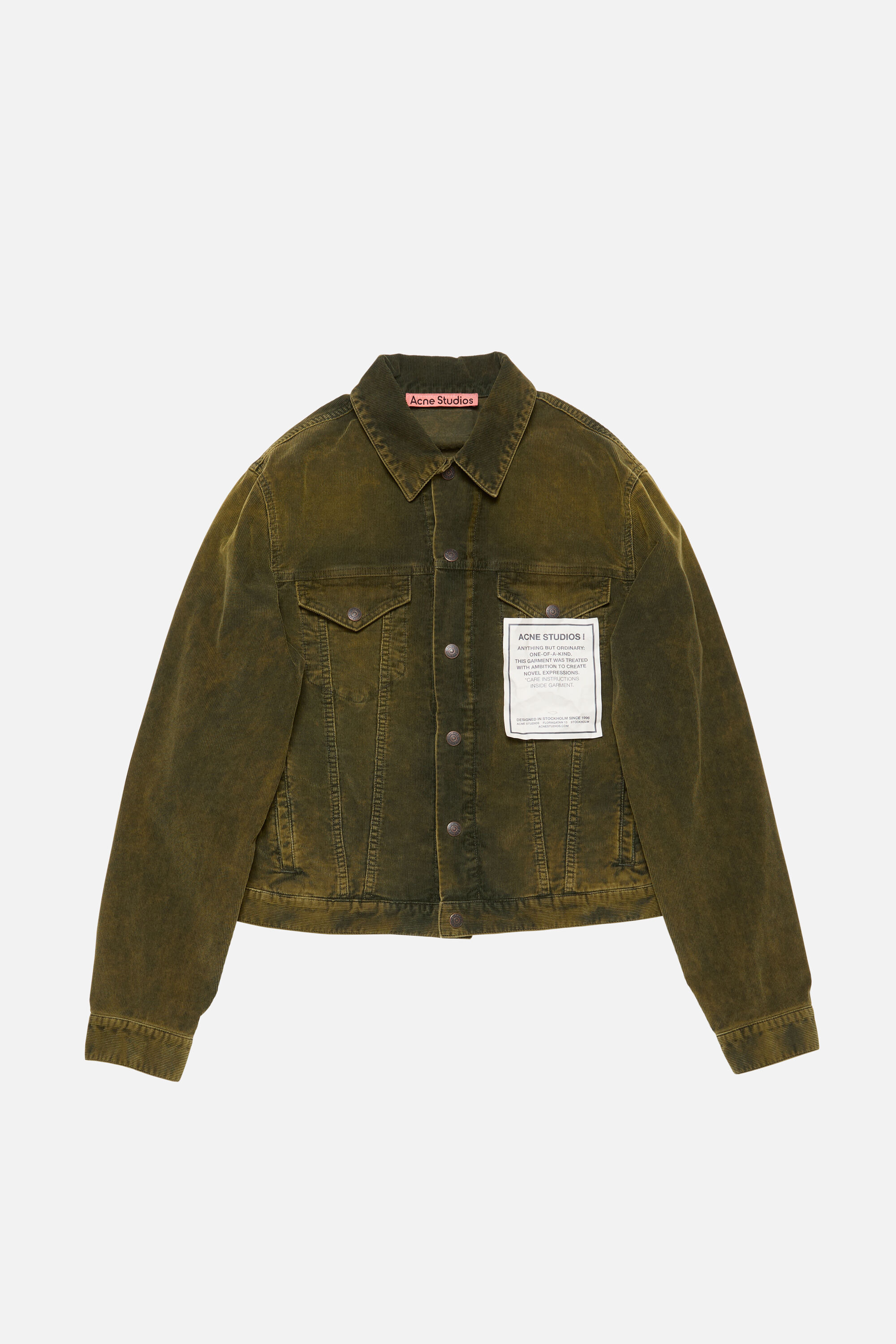 Corduroy jacket - Olive green - 6