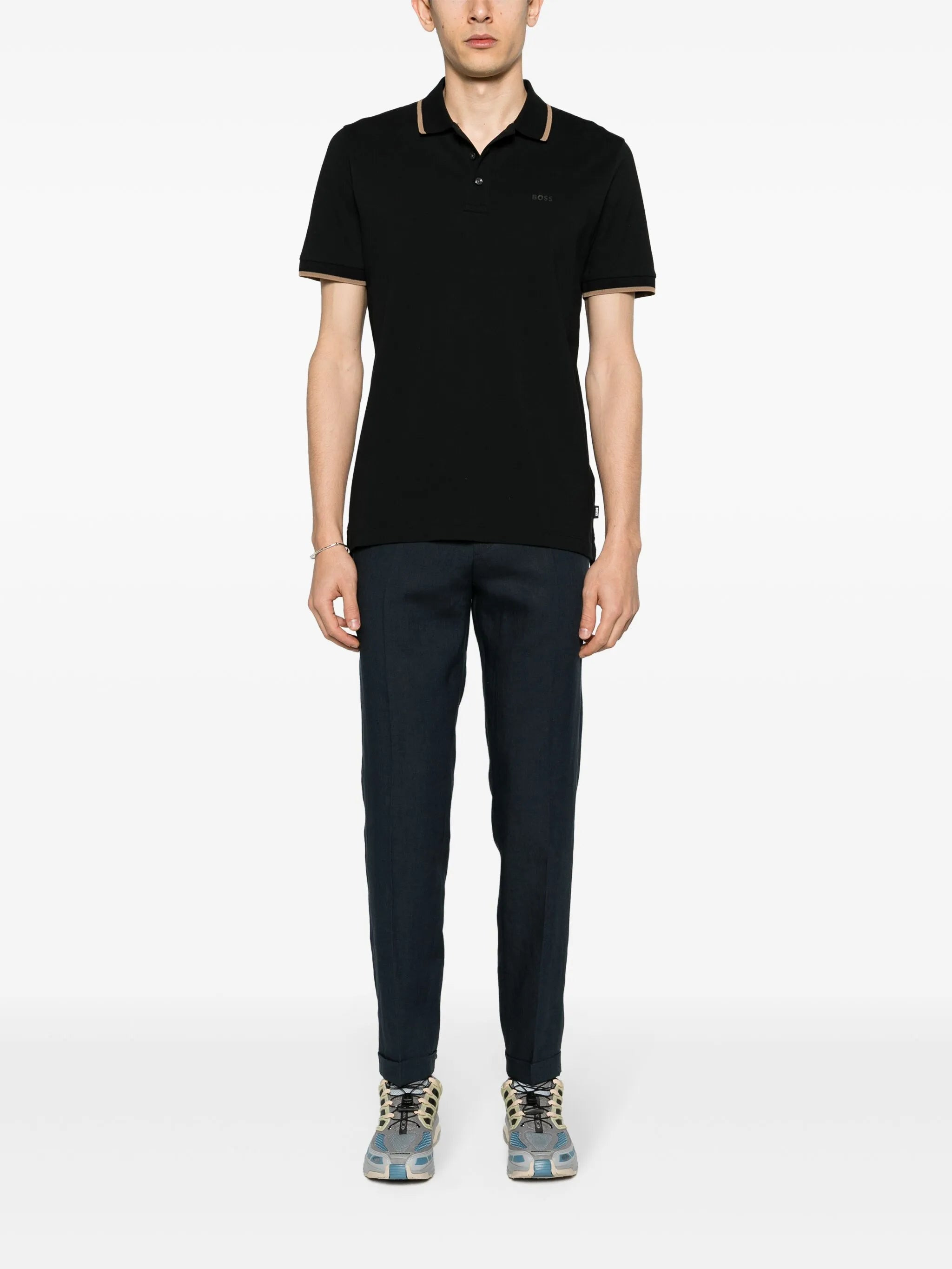 Boss Logo-embroidered Cotton Polo Shirt - 5