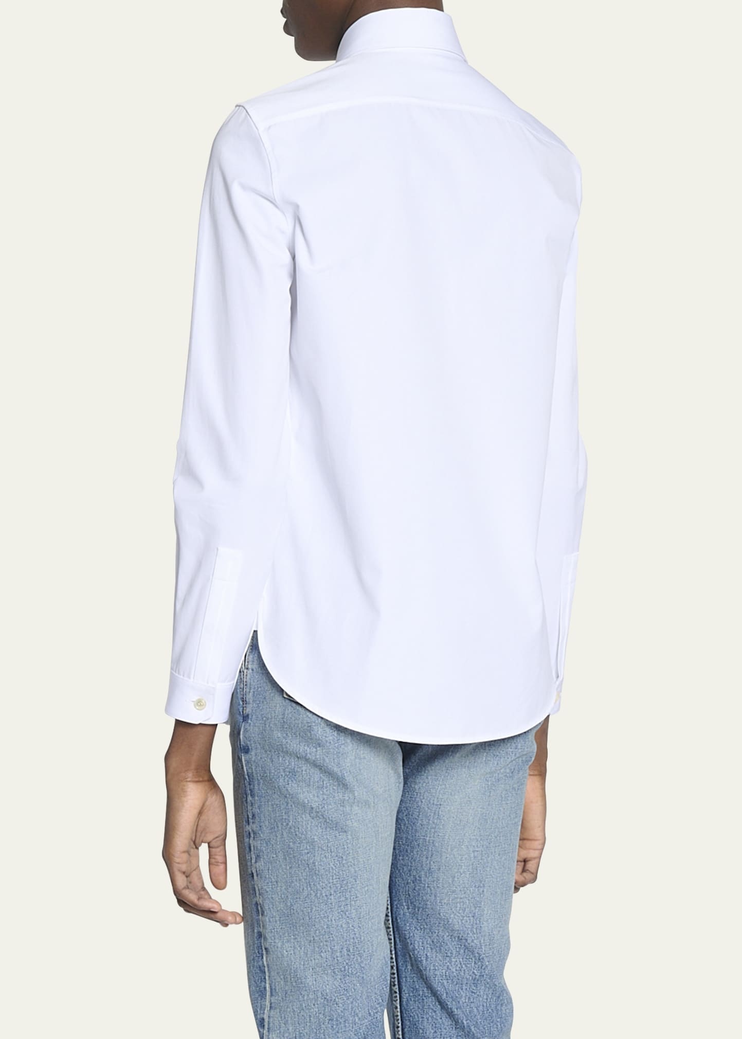Cotton Button-Front Blouse - 3