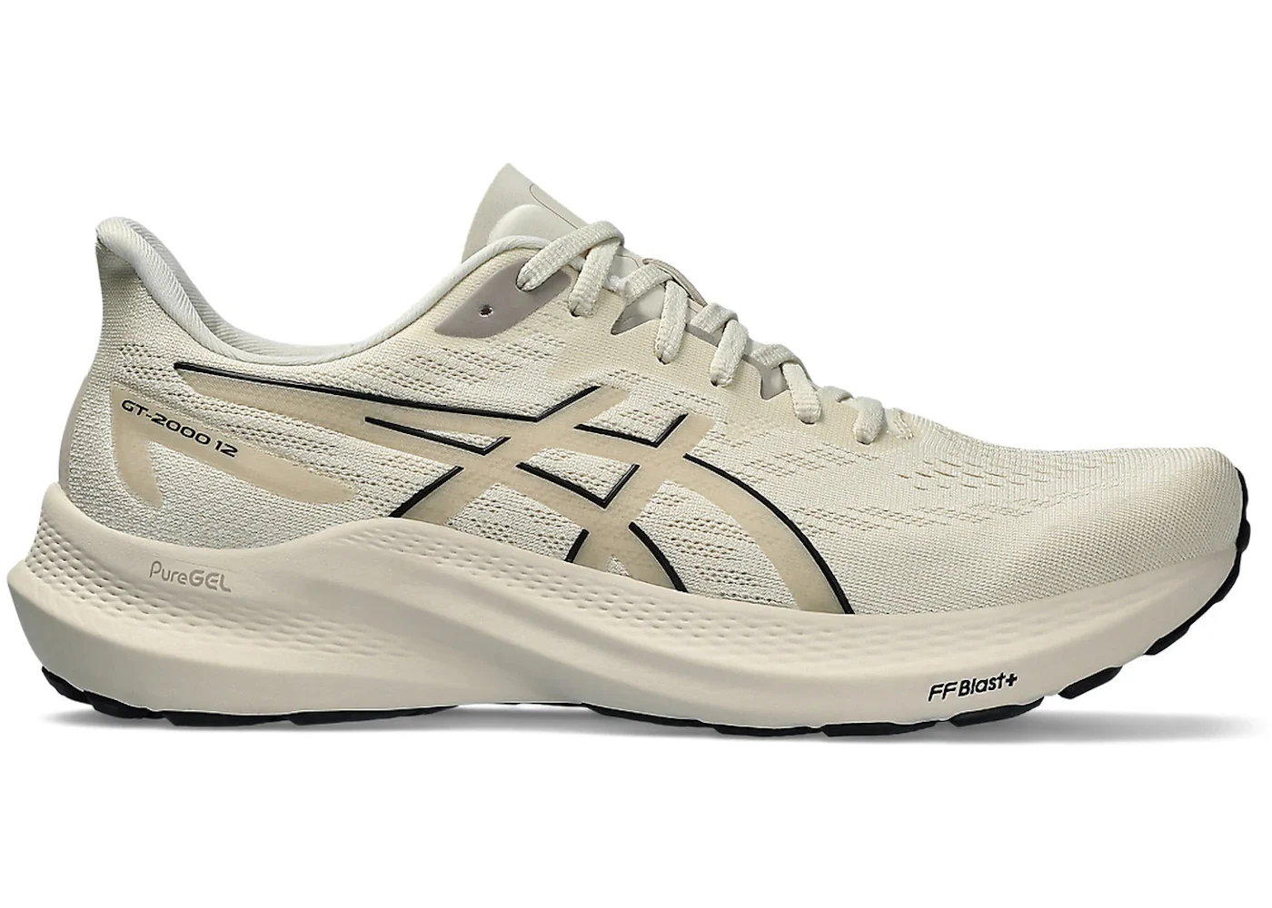 ASICS GT-2000 12 Oatmeal Black - 1