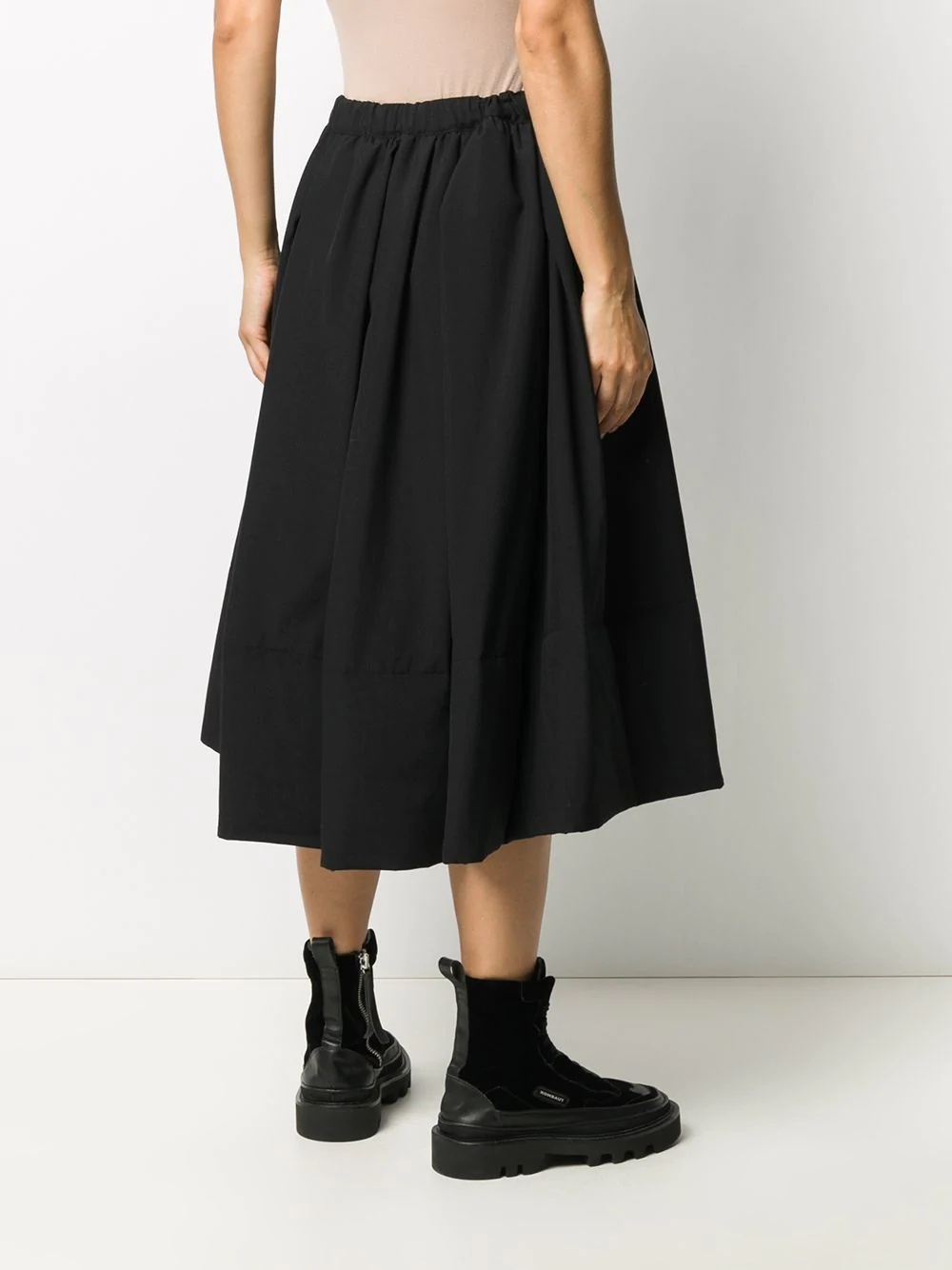 A-line pull-on midi skirt - 4