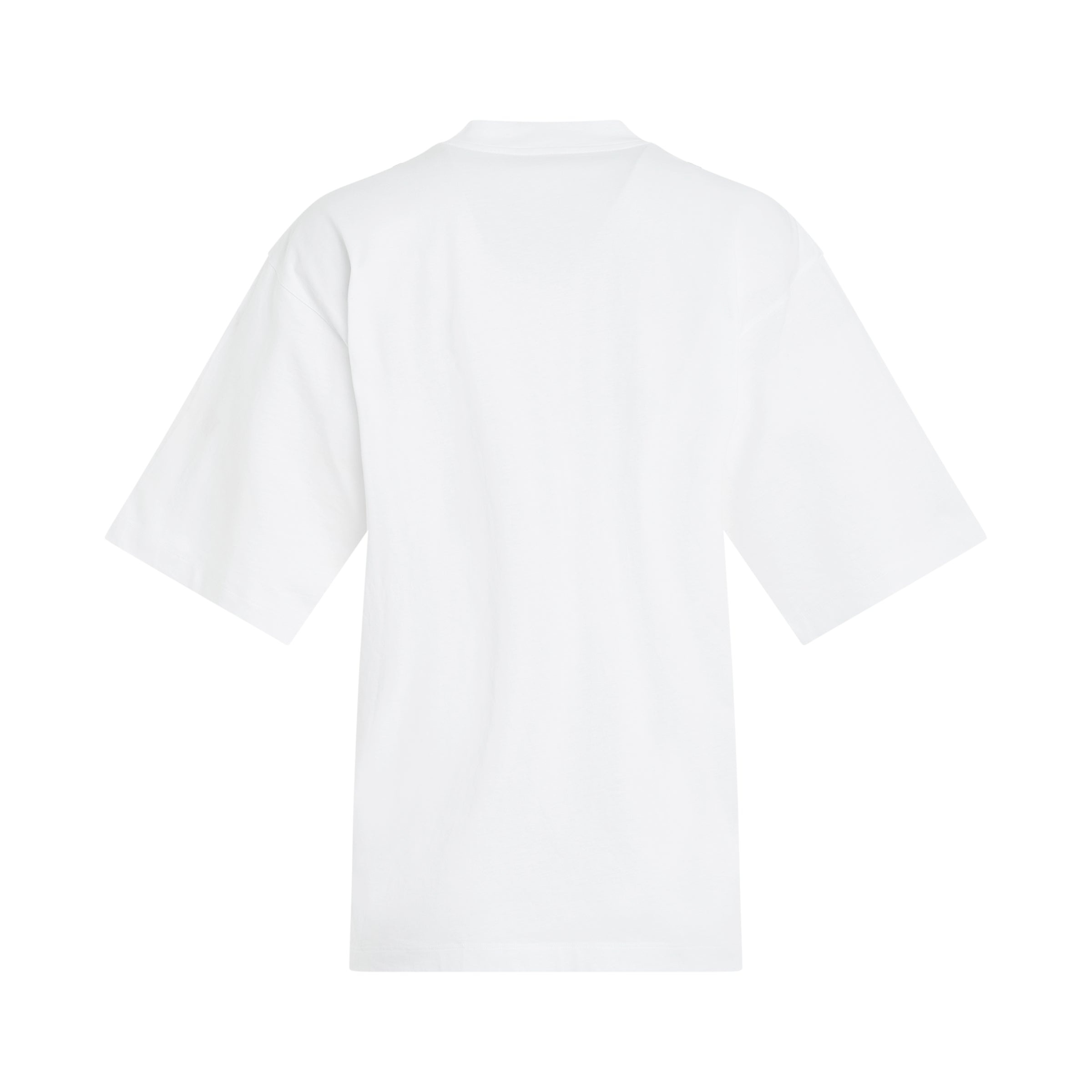 Small Logo Relax T-Shirt in White - 4