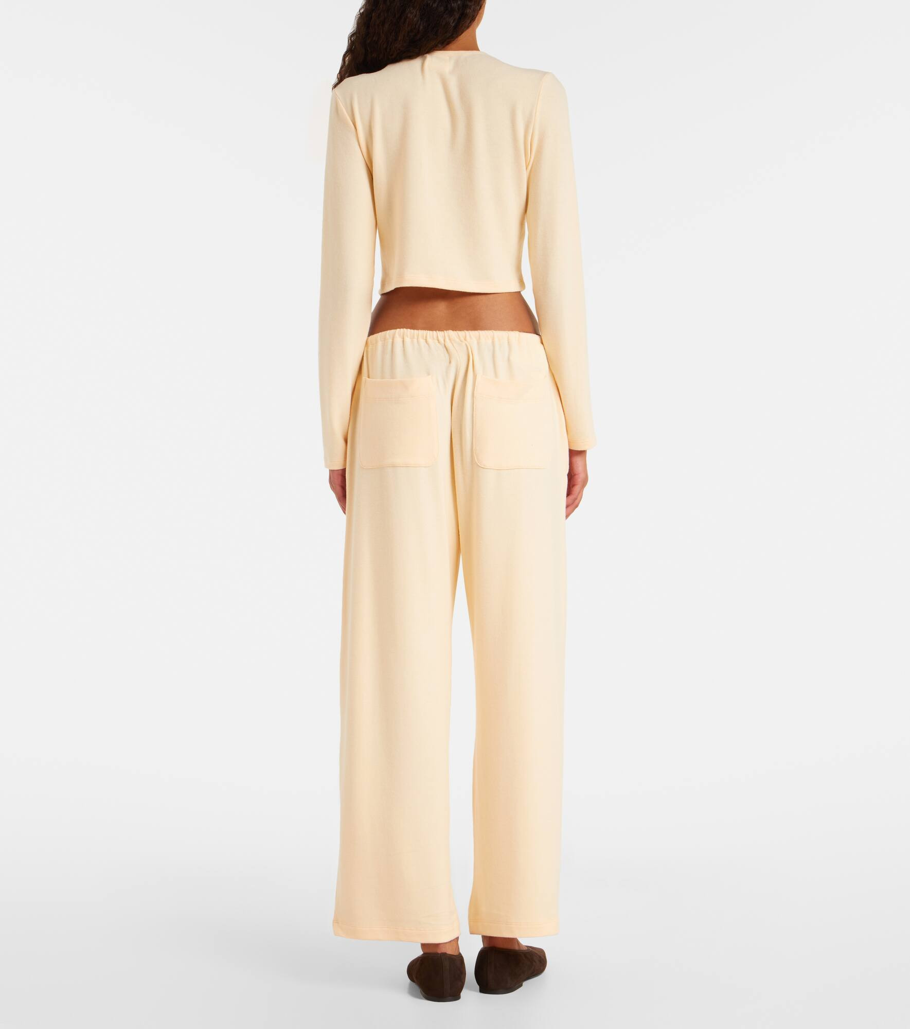 Lauren cropped jersey cardigan - 3