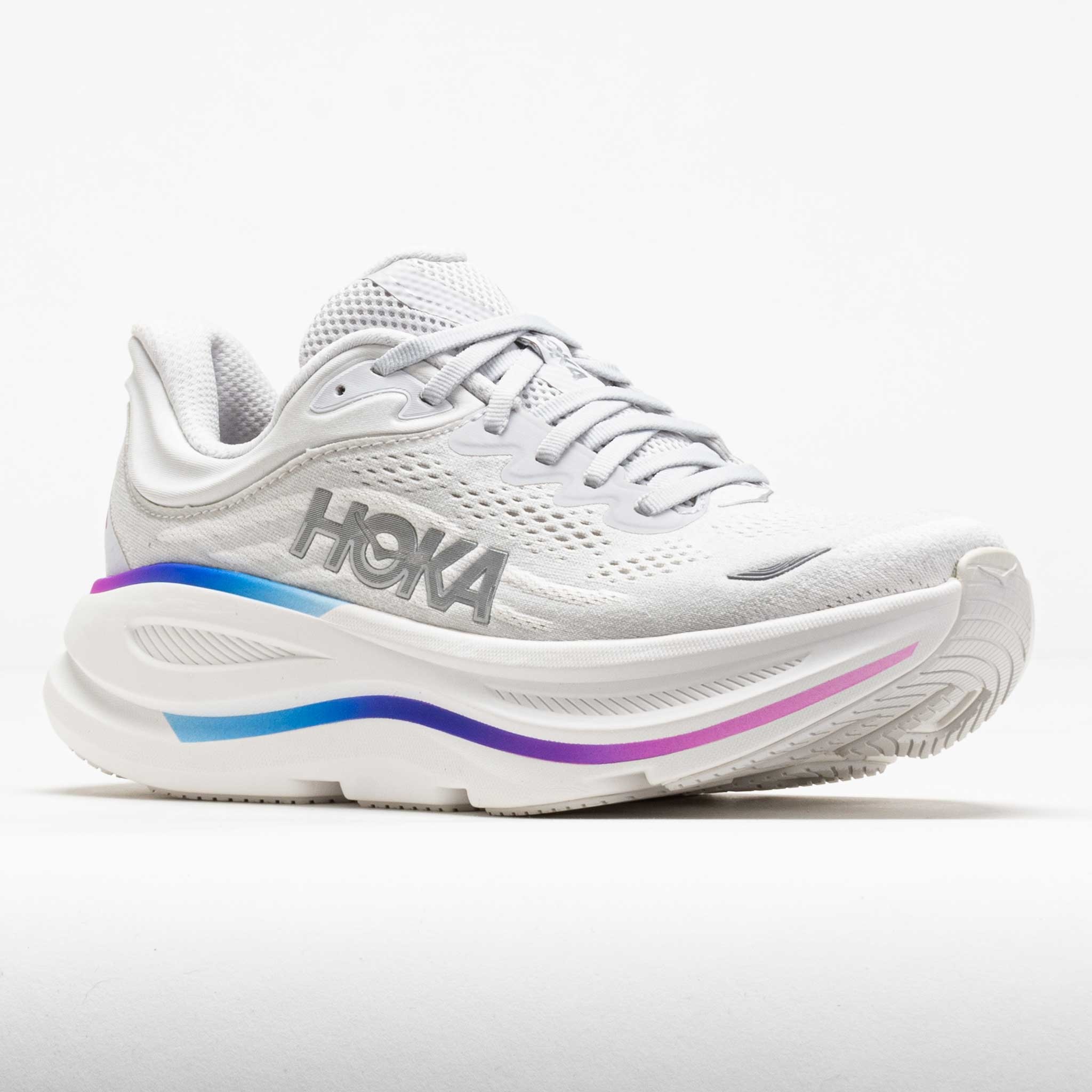 HOKA Bondi 9 Women's Cosmic Grey/White - 5