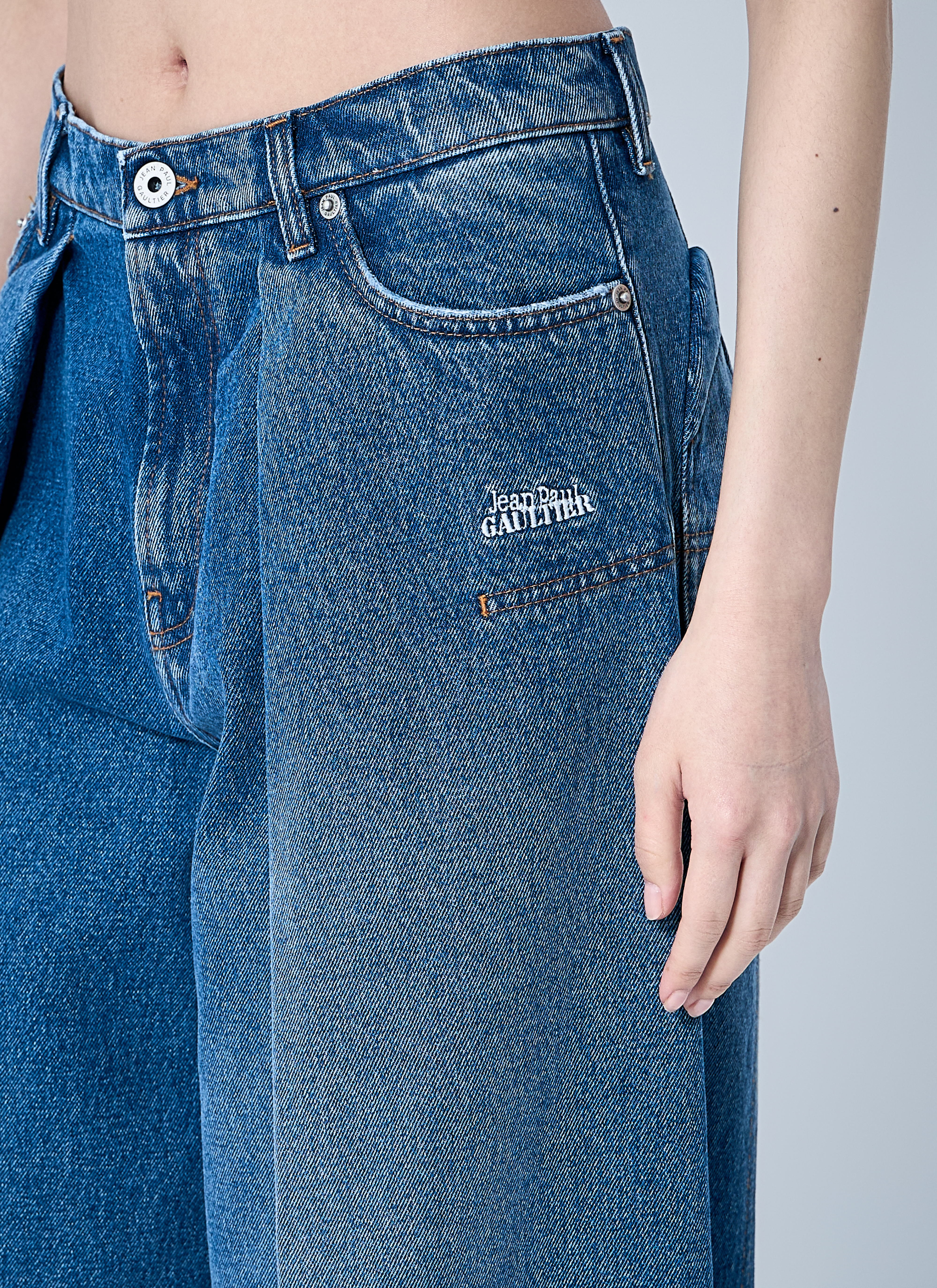 Jean Paul Gaultier Women Loose Denim Jeans - 5