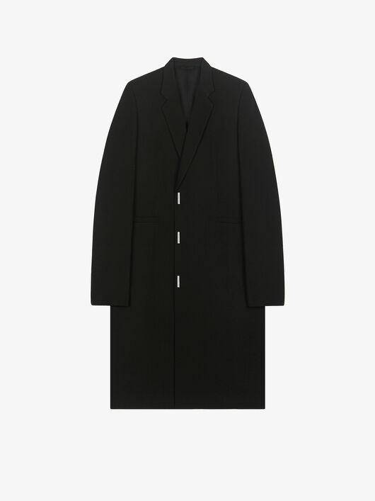 COAT IN WOOL AND CASHMERE - 4