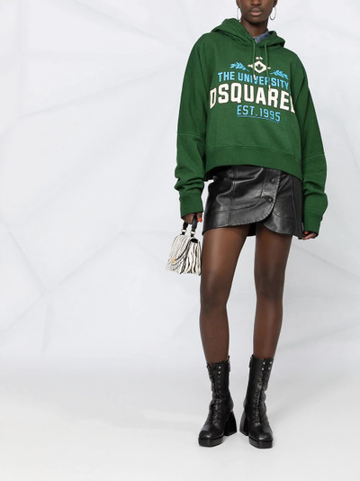 DSQUARED2 graphic-print hoodie outlook