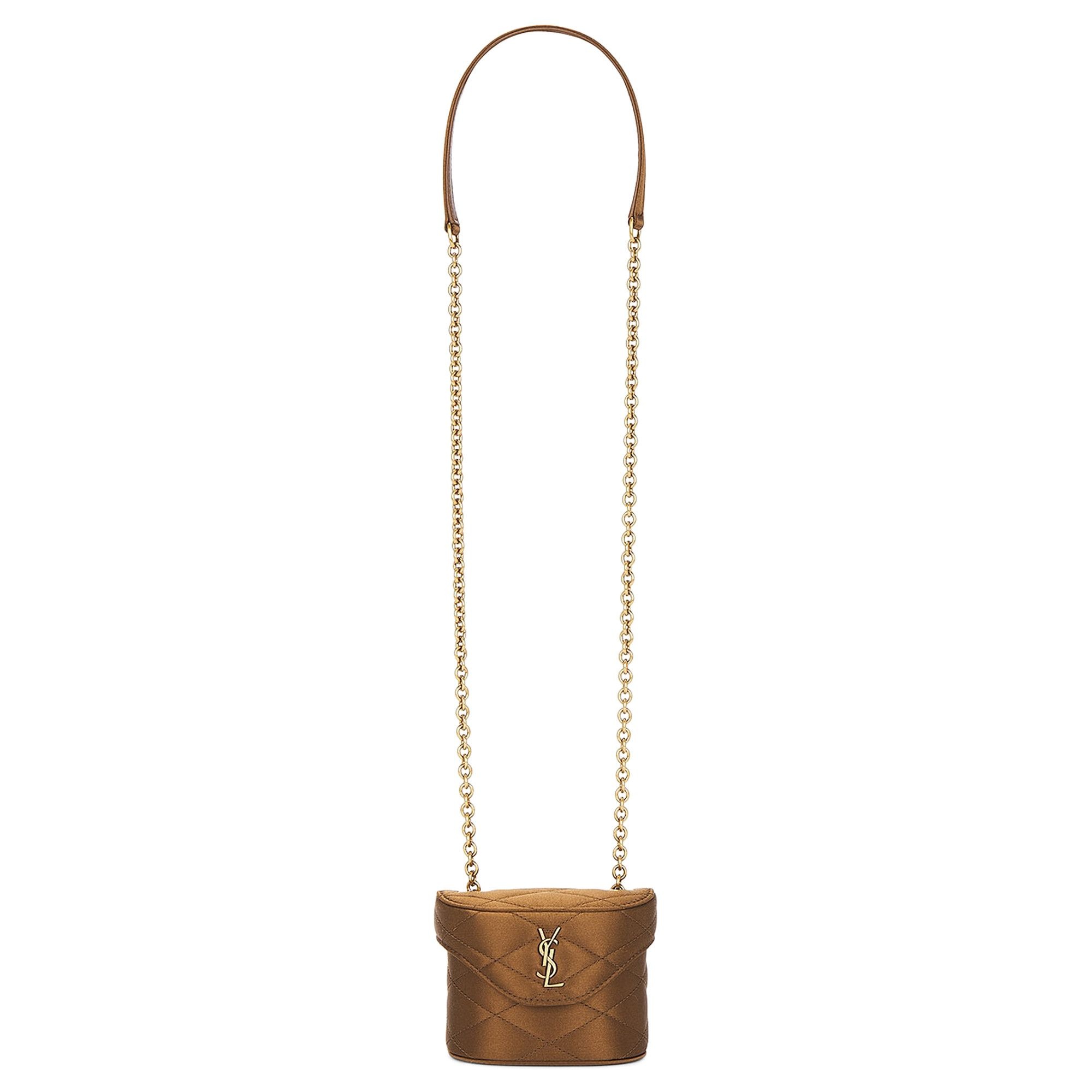 Saint Laurent Mini June Chain Bag 'Bitter Cocoa' - 3