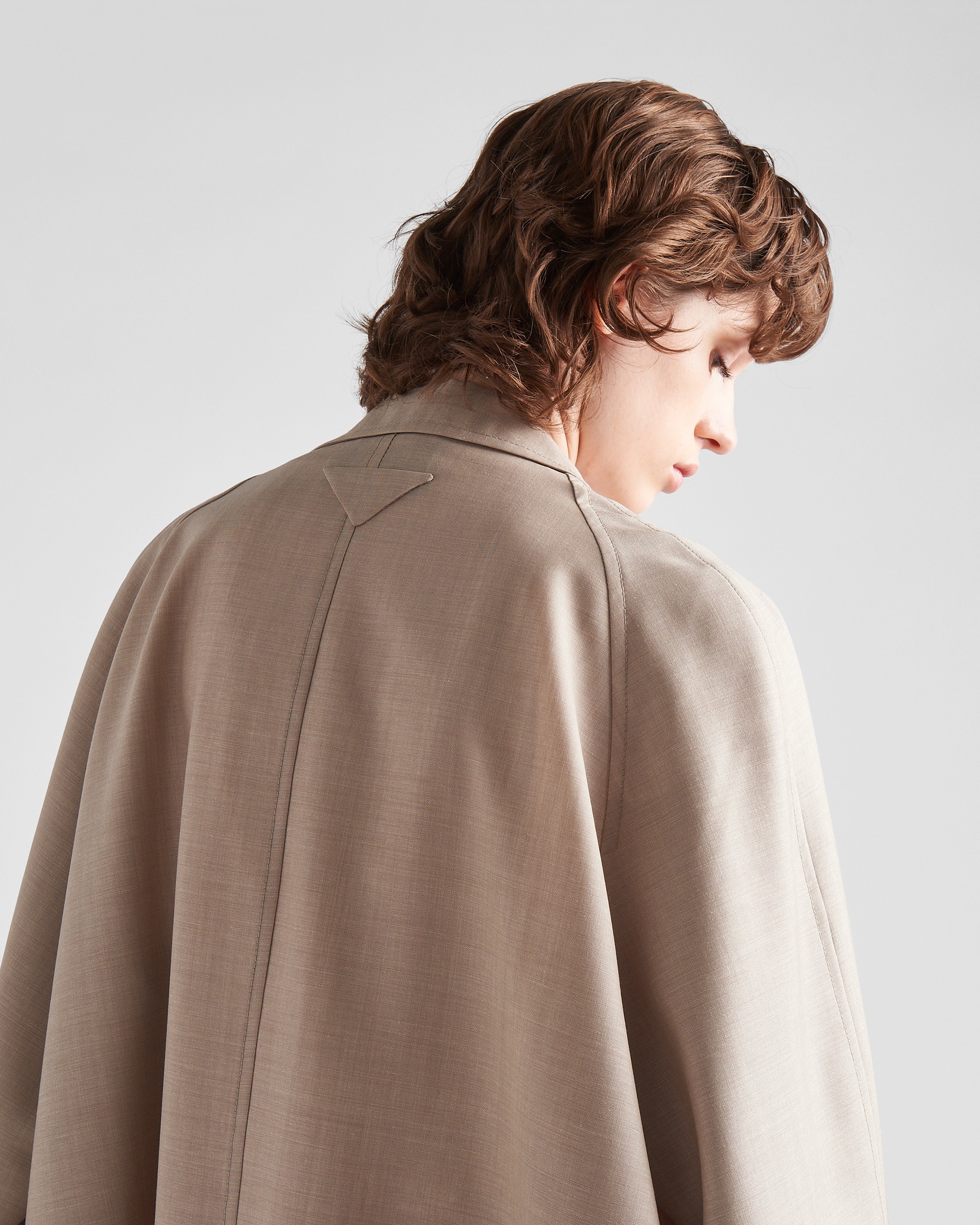 Single-breasted light mohair coat - 4