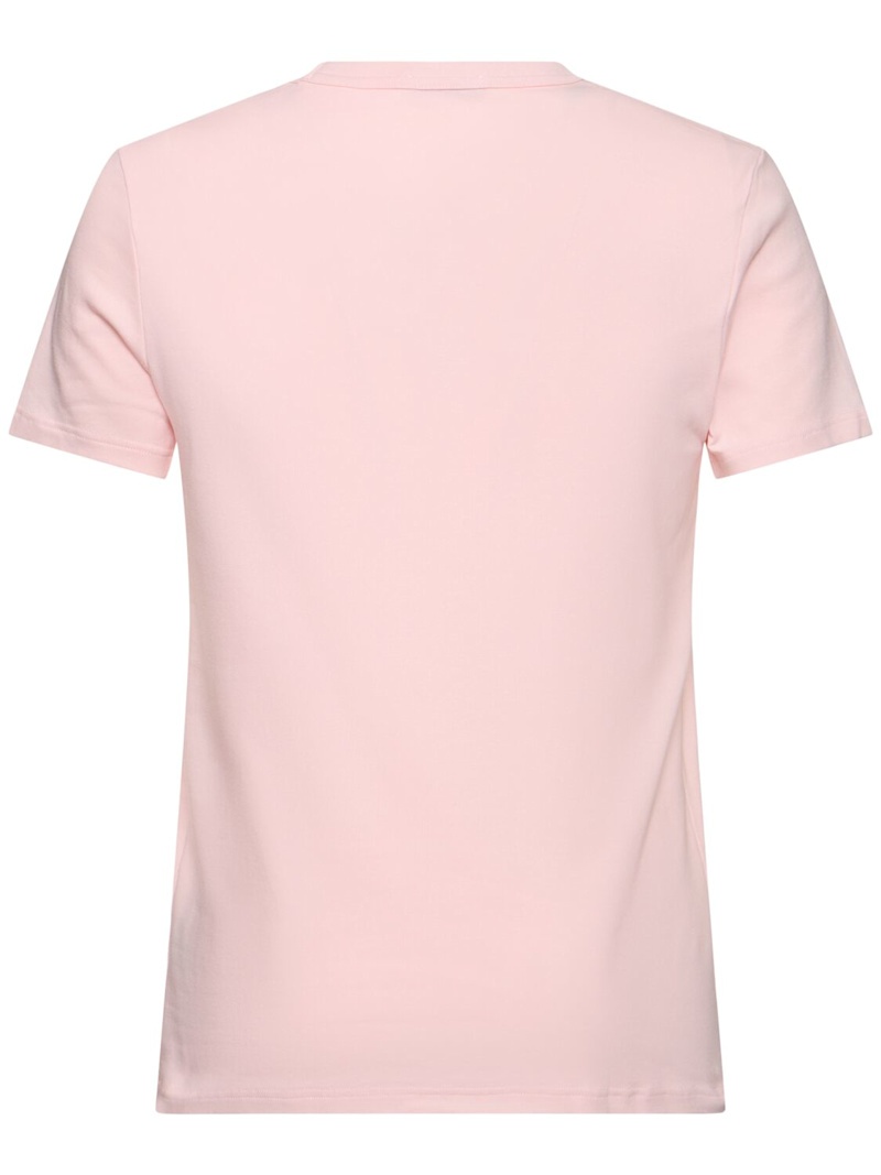 Cotton jersey crewneck t-shirt - 4