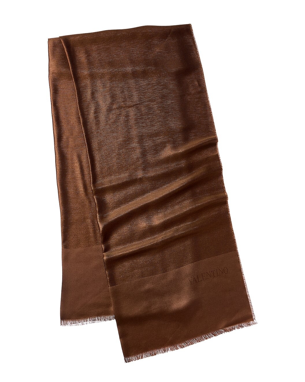 Valentino Logo Silk-Blend Scarf - 2