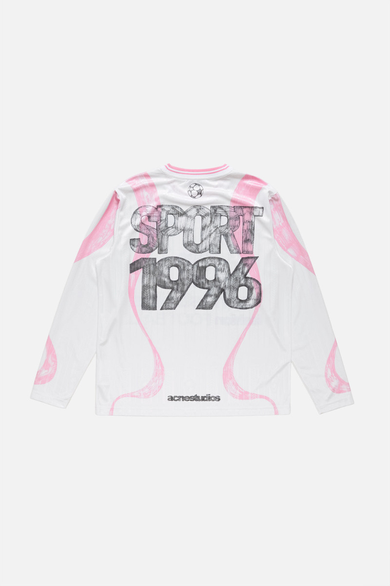 Sports jersey graphic t-shirt - White 7