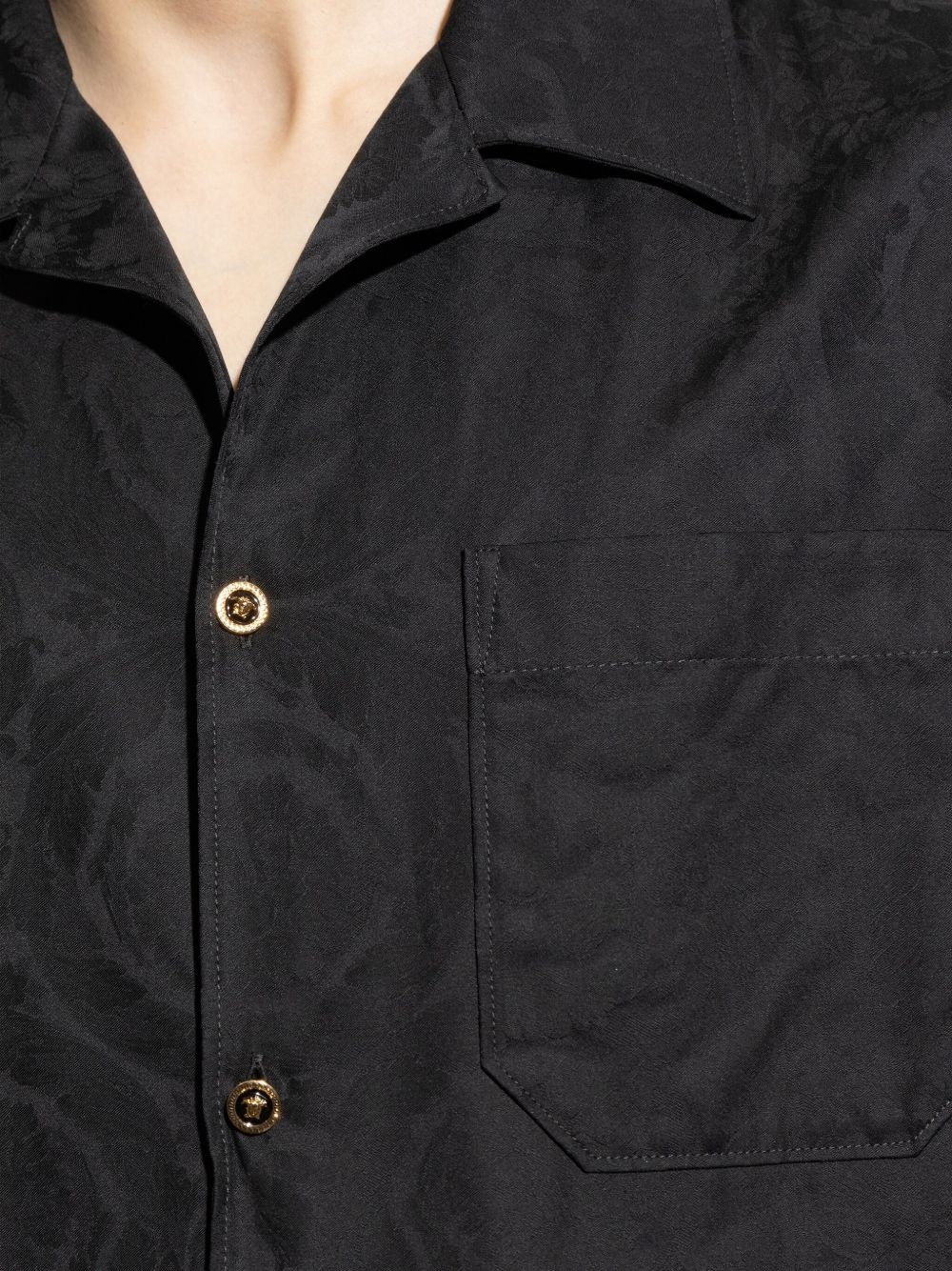 Barocco-jacquard shirt - 5