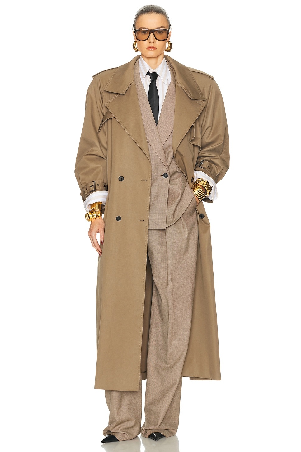 Belted Trench Coat - 2