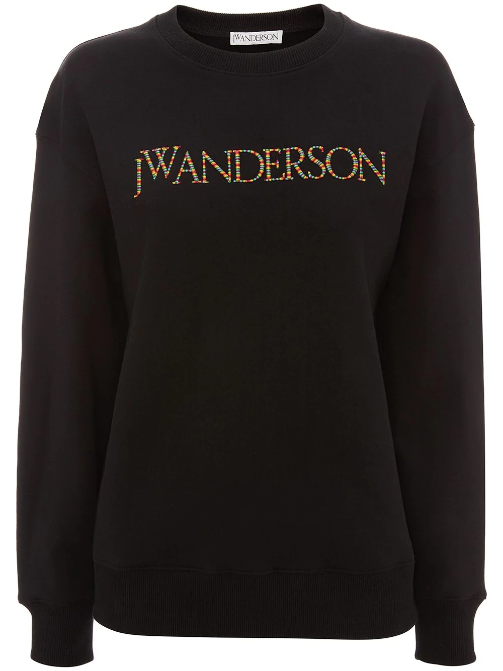 embroidered logo sweatshirt - 1