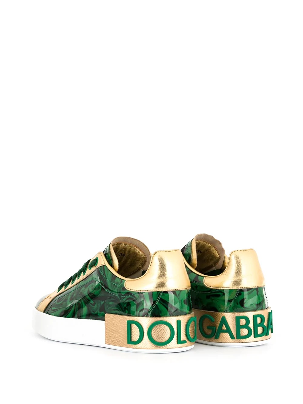 Portofino printed logo sneakers - 3