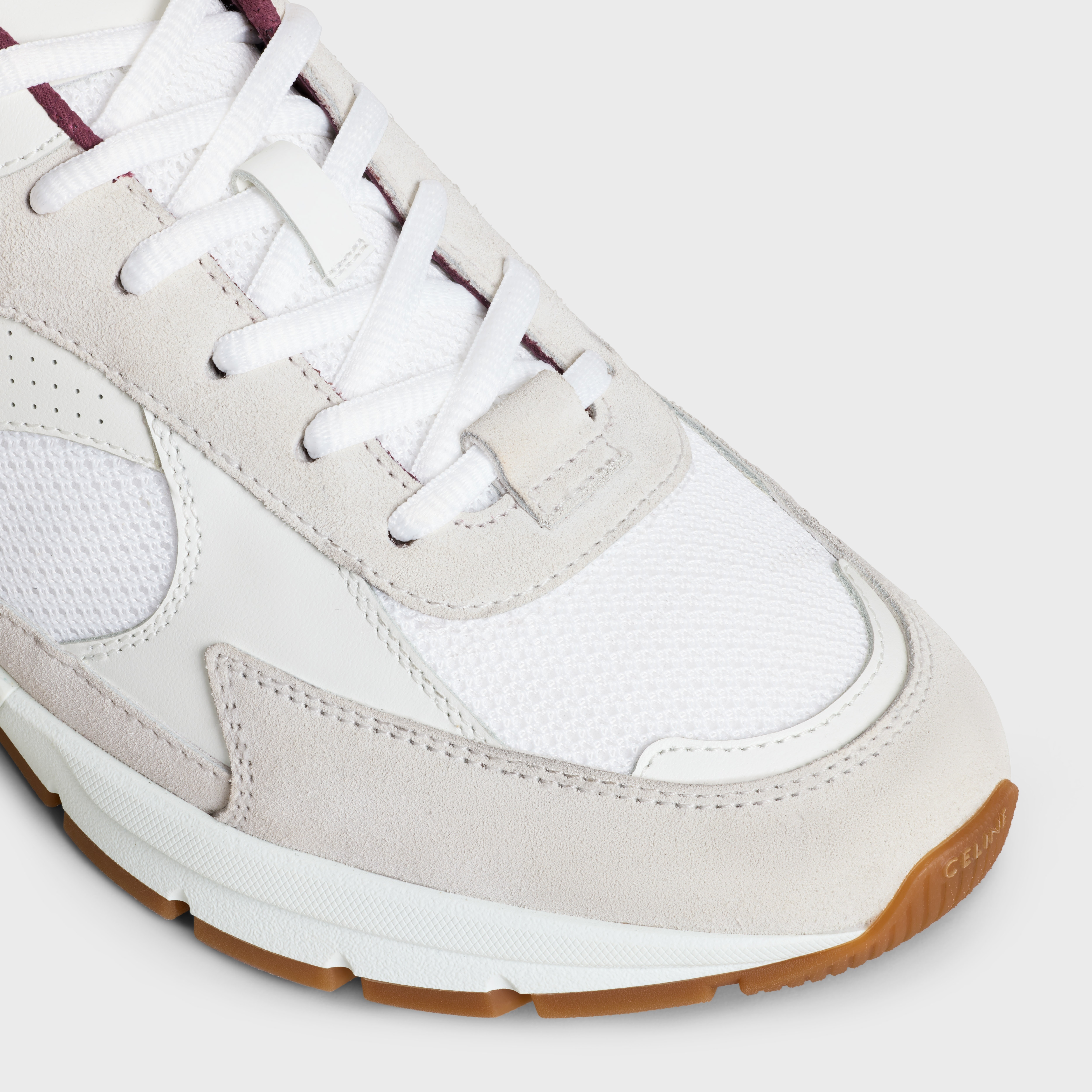 CELINE CELINE RUNNER CR-03 LOW LACE-UP SNEAKER in MESH