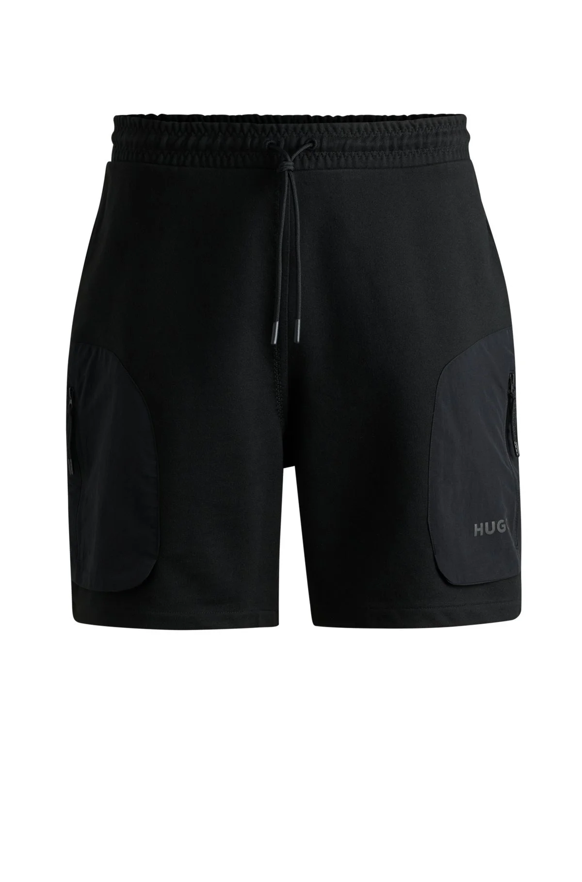 COTTON-TERRY RELAXED-FIT SHORTS WITH LOGO PRINT - 1