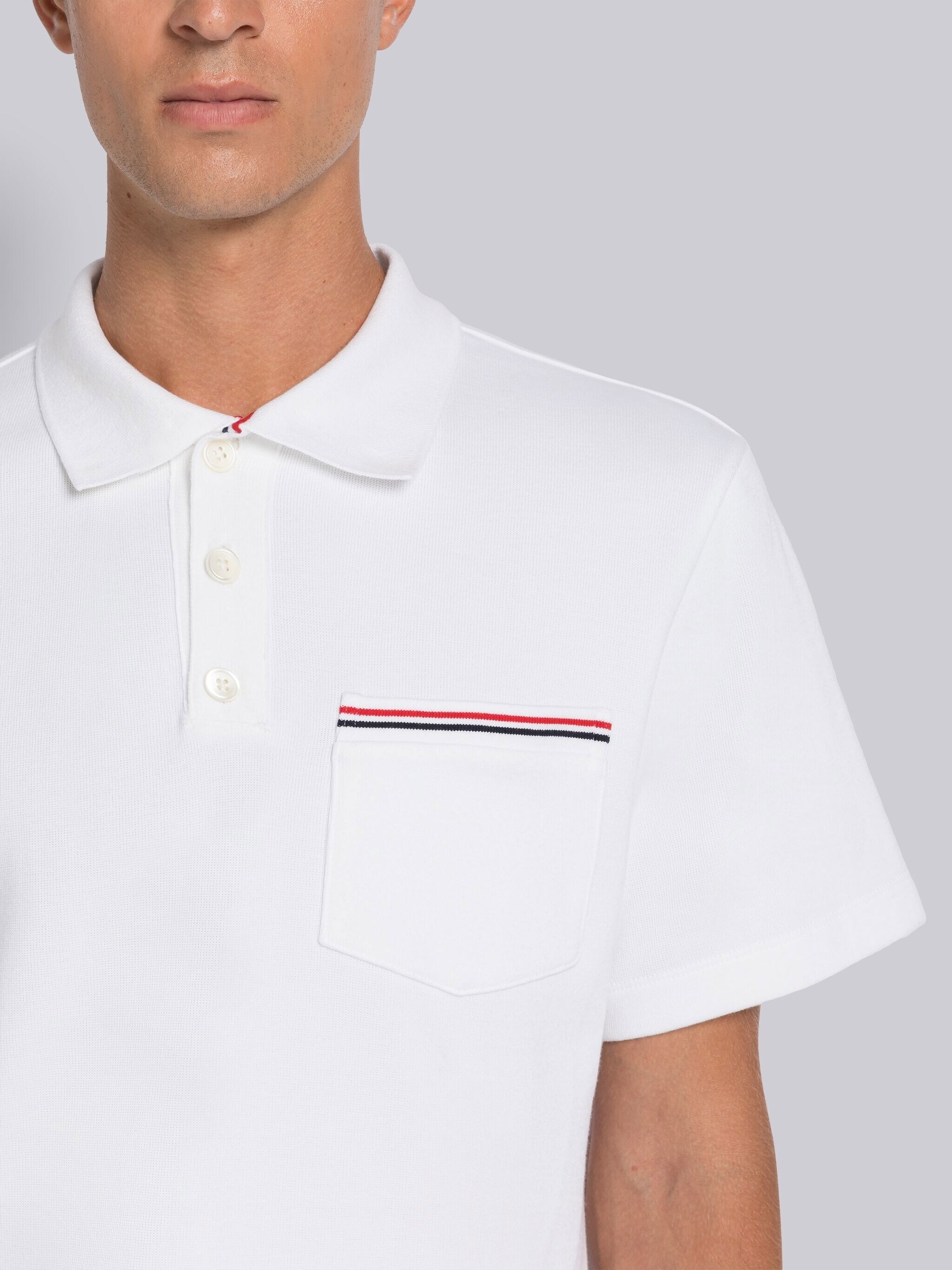 Cotton Interlock Short Sleeve Pocket Polo - 5